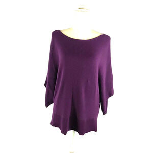 Tommy Bahama Vintage Women's Sweater No Size Tag Medium? Plum Purple